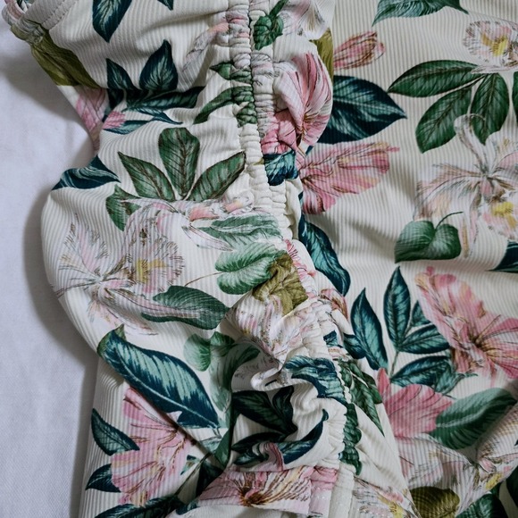 Women XL One Piece Tropical Swim Bathing Suit Bikini Beach‎ Vacation Resort Wear - Picture 3 of 7